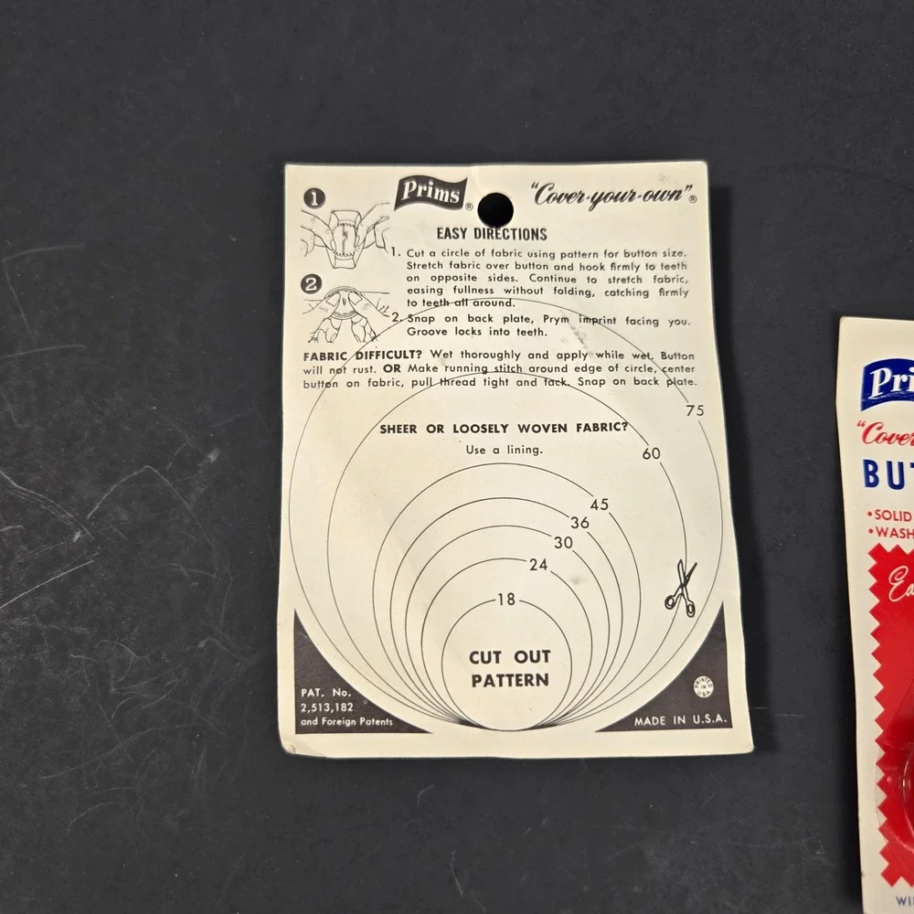 Prims vintage sewing